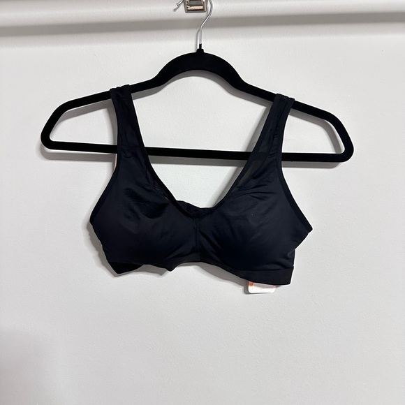 Warner’s Bra Bralette Mesh Black Straps Wireless Small 3509 - Picture 13 of 13